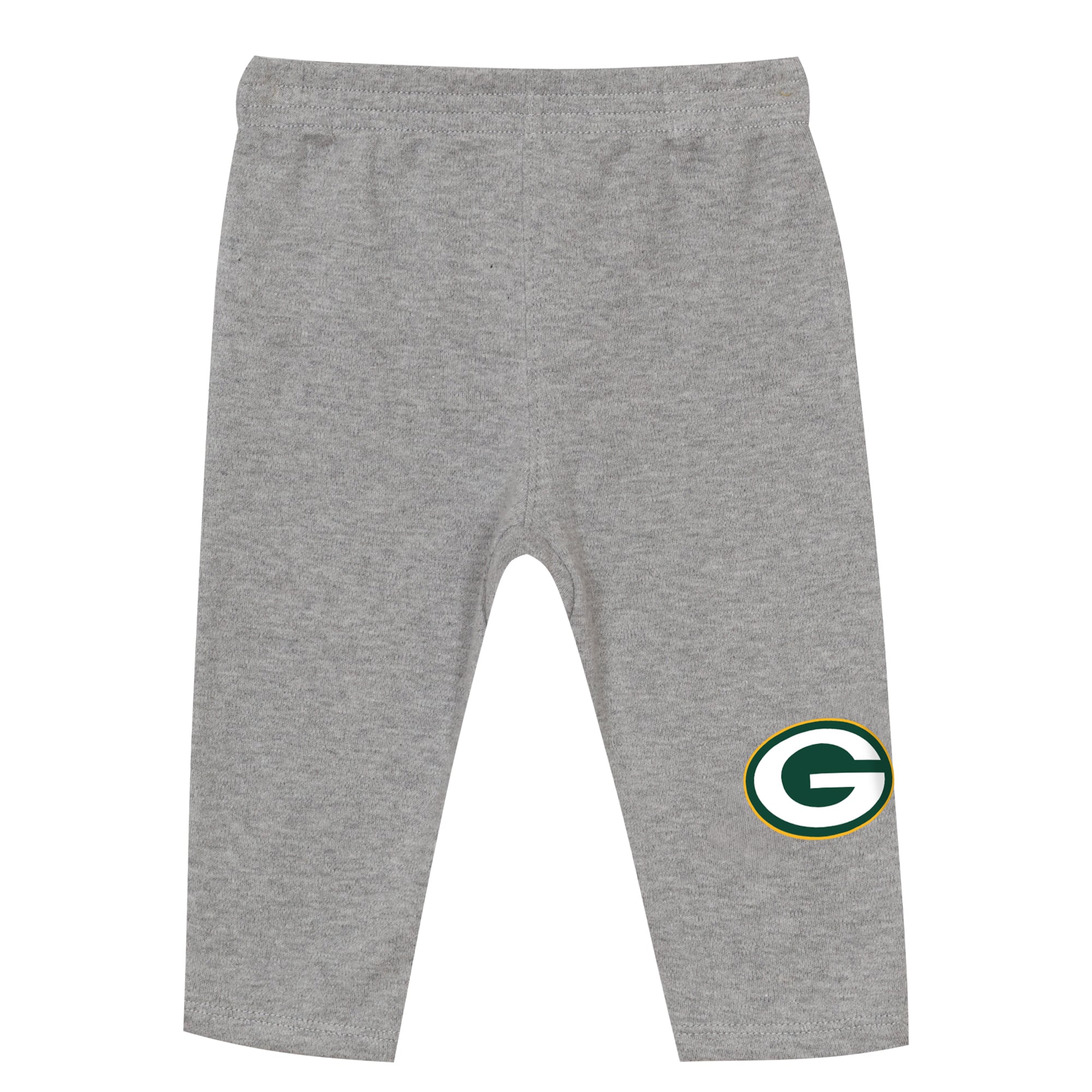 Ensemble body et pantalon deux pièces en jersey Green Bay Packers pour bébé, or/gris chiné, de la marque Outerstuff.